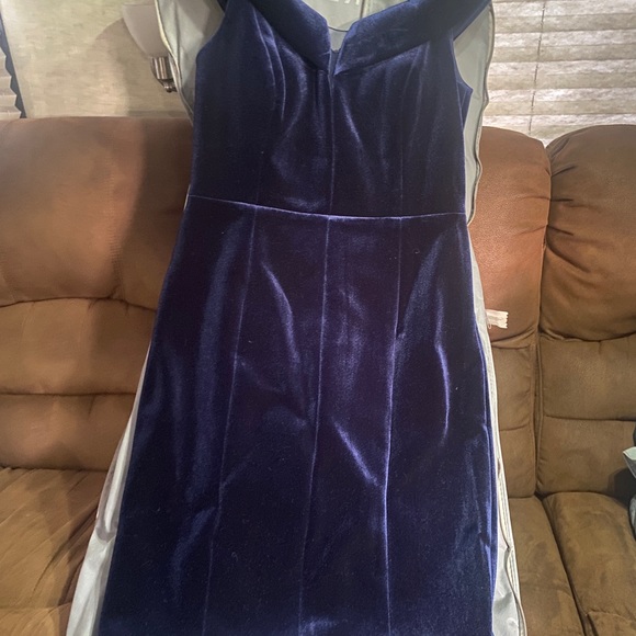 Vince Camuto velvet dress. Sz12worn once to a wedding. Purchased at Nordstrom - Picture 7 of 9